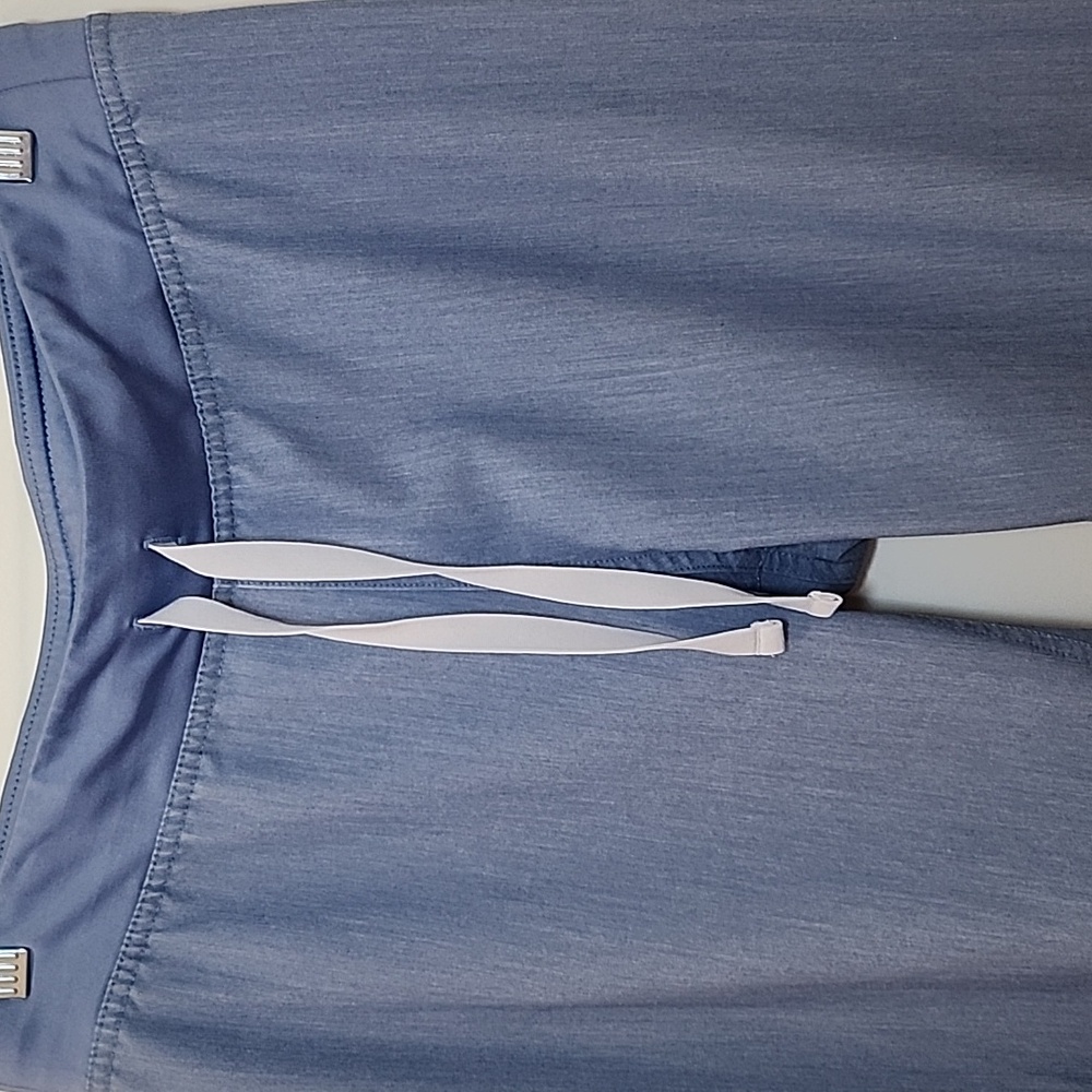 Figs Womens Tall Technical Collection Chambry Blue Straight Legged Pants Size S - Picture 11 of 16